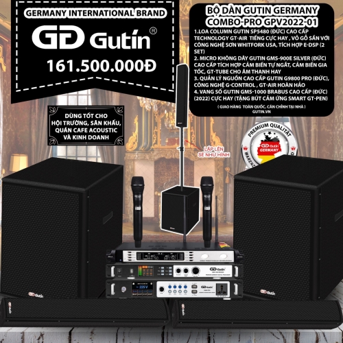 Bộ Dàn Karaoke Gutin Germanny Compo-PRO GPV2022-01